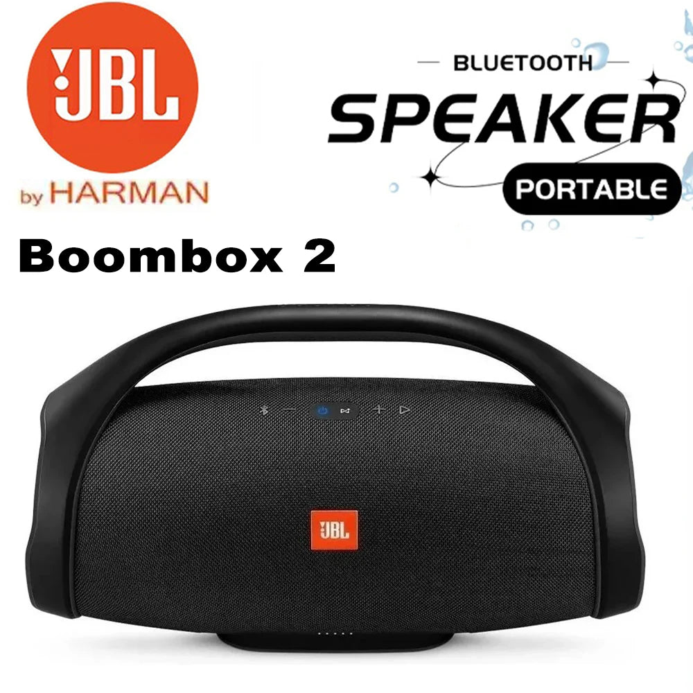 JBL Boombox 2 Portable Wireless Bluetooth Speaker Boombox Waterproof Loudspeaker Dynamics Music Subwoofer Outdoor Stereo ISEE Karaoke